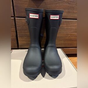 Hunter Original Short Black Rain Boots Size 9
